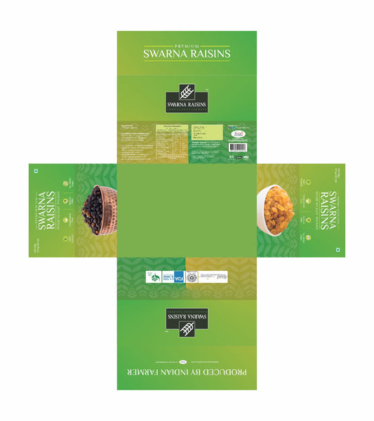 Swarna Commercial Select™ Premium Golden Raisins | 22 lb Box
