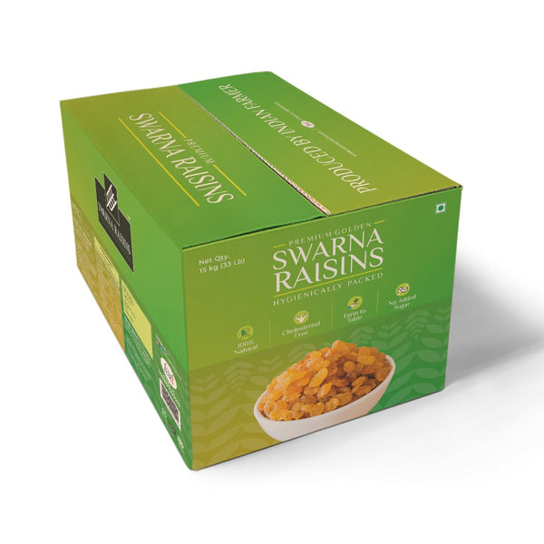 Swarna Commercial Select™ Premium Black Raisins | 22 lb Box