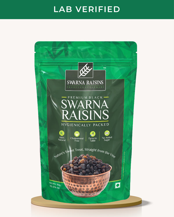 Premium Black Raisins | 7 oz Family Pouch