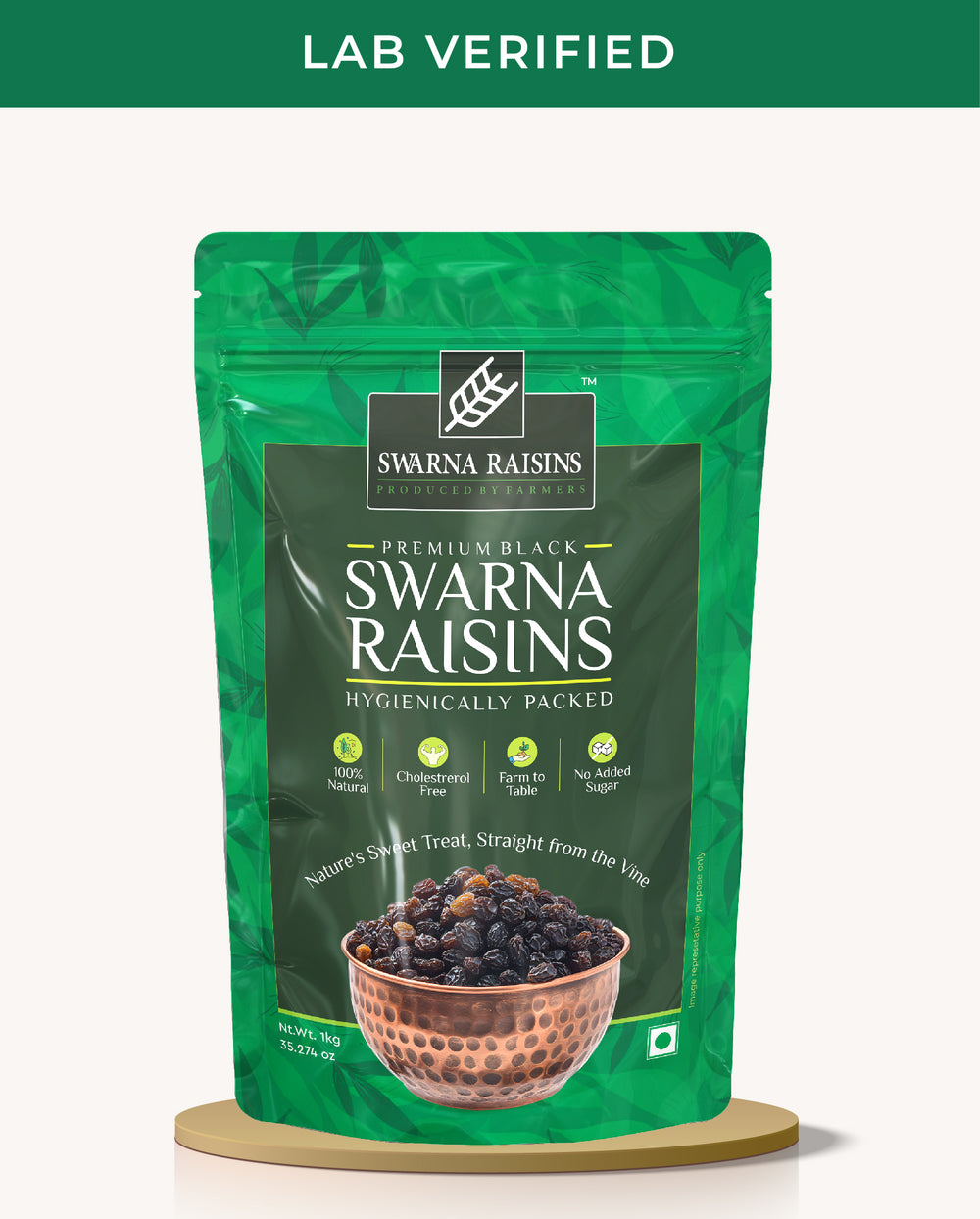 Premium Black Raisins | 7 oz Family Pouch